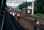 Track work south of New Haven